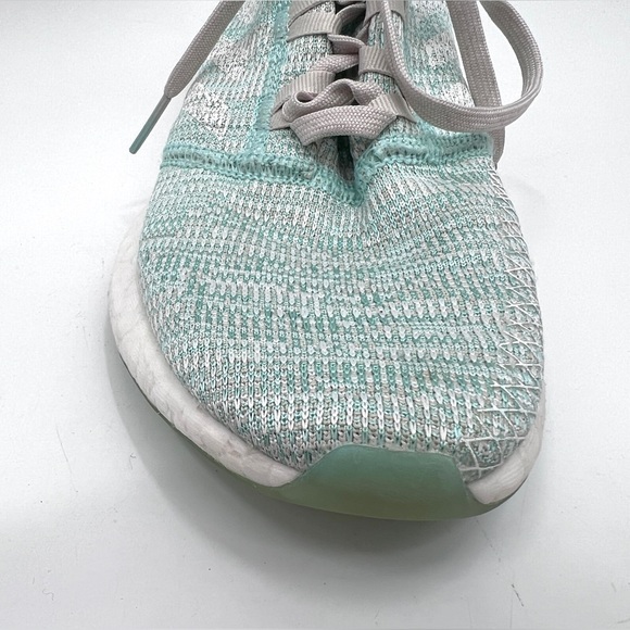 Adidas Pureboost Go Womens Size 8 Shoes Green Mint Knit Running Sneakers - Picture 15 of 15